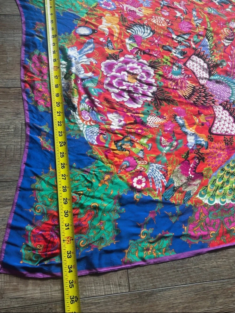 Vibrant women’s silk Scarf